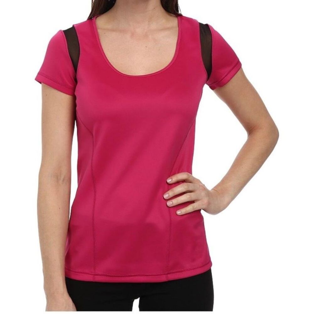 NYDJ Hot Pink Short Sleeve Top